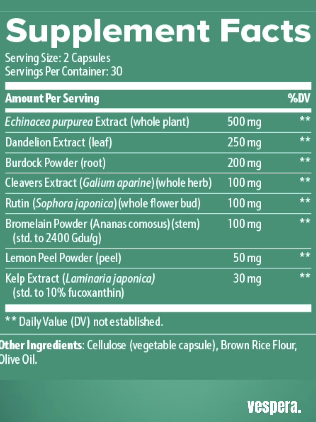 Vespera™ Lymphatic Drainage Capsules