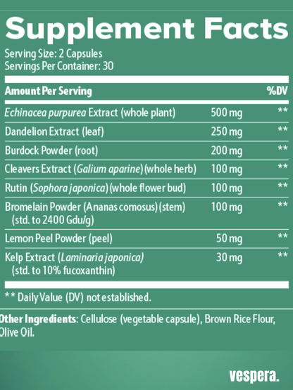 Vespera™ Lymphatic Drainage Capsules